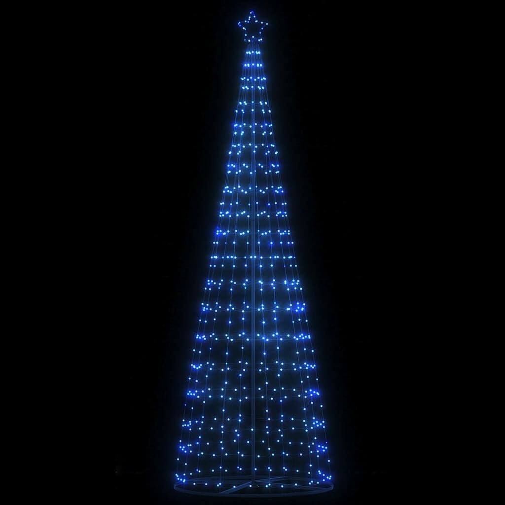 LED Kerstboom 304cm Blauw - 76% Korting! (Gebruikssporen)