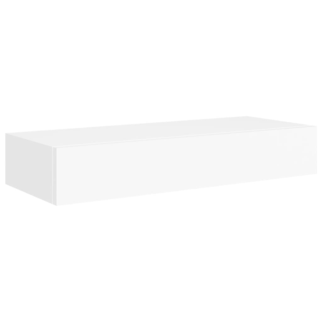 Wandschap met Lade Wit 60cm - 42% Korting!