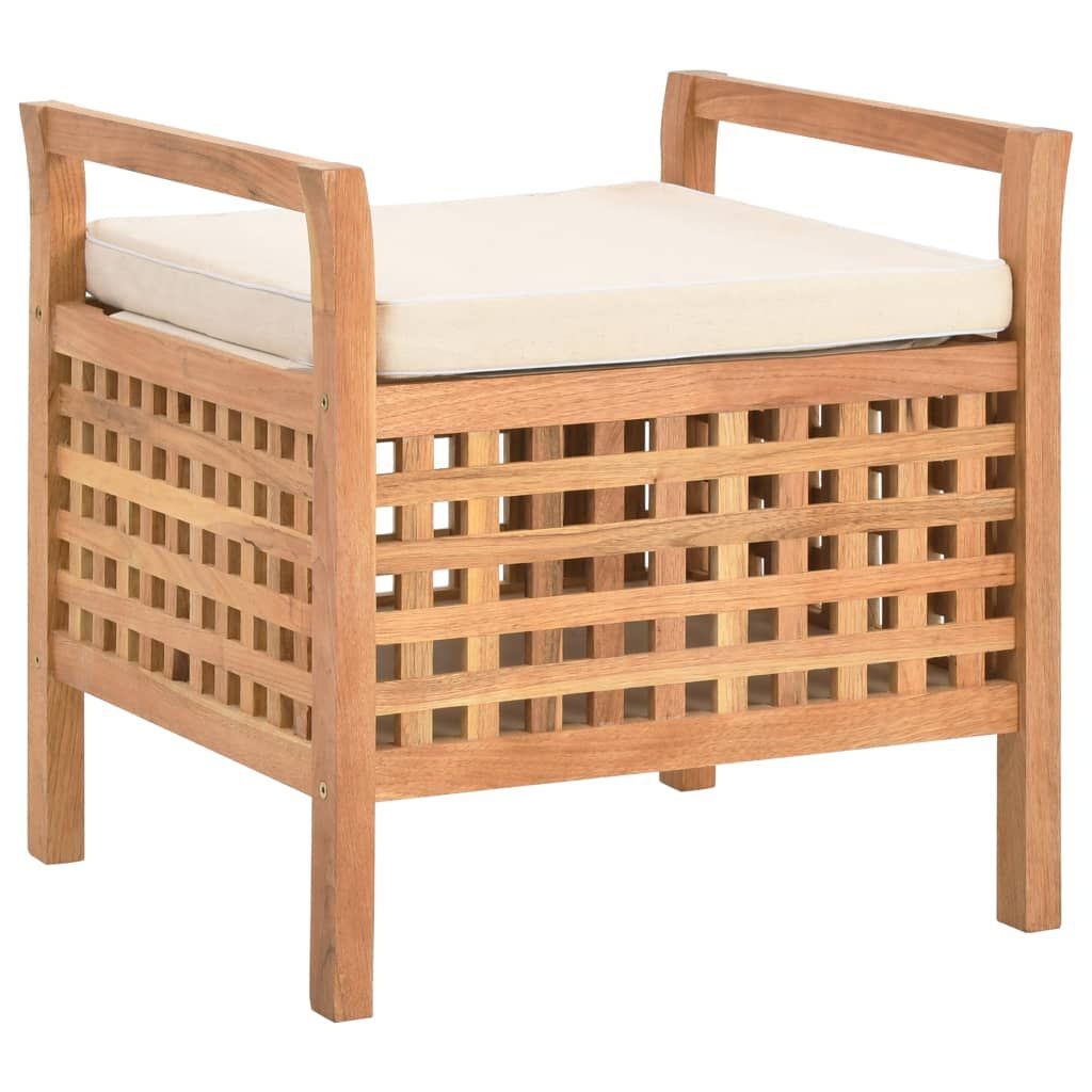 vidaXL Opbergbankje Walnoot - 49x48x49cm - 57% Korting!