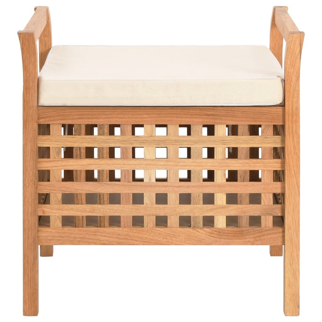 vidaXL Opbergbankje Walnoot - 49x48x49cm - 57% Korting!