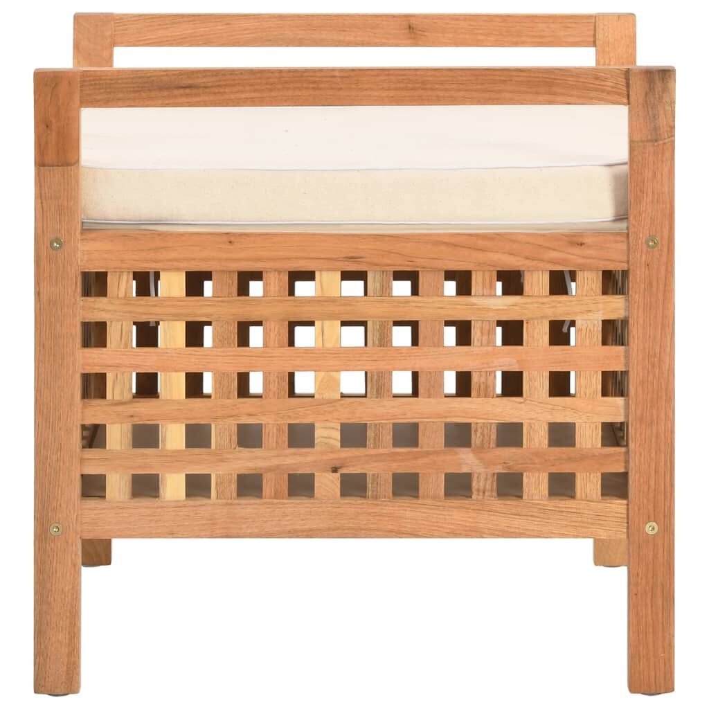 vidaXL Opbergbankje Walnoot - 49x48x49cm - 57% Korting!