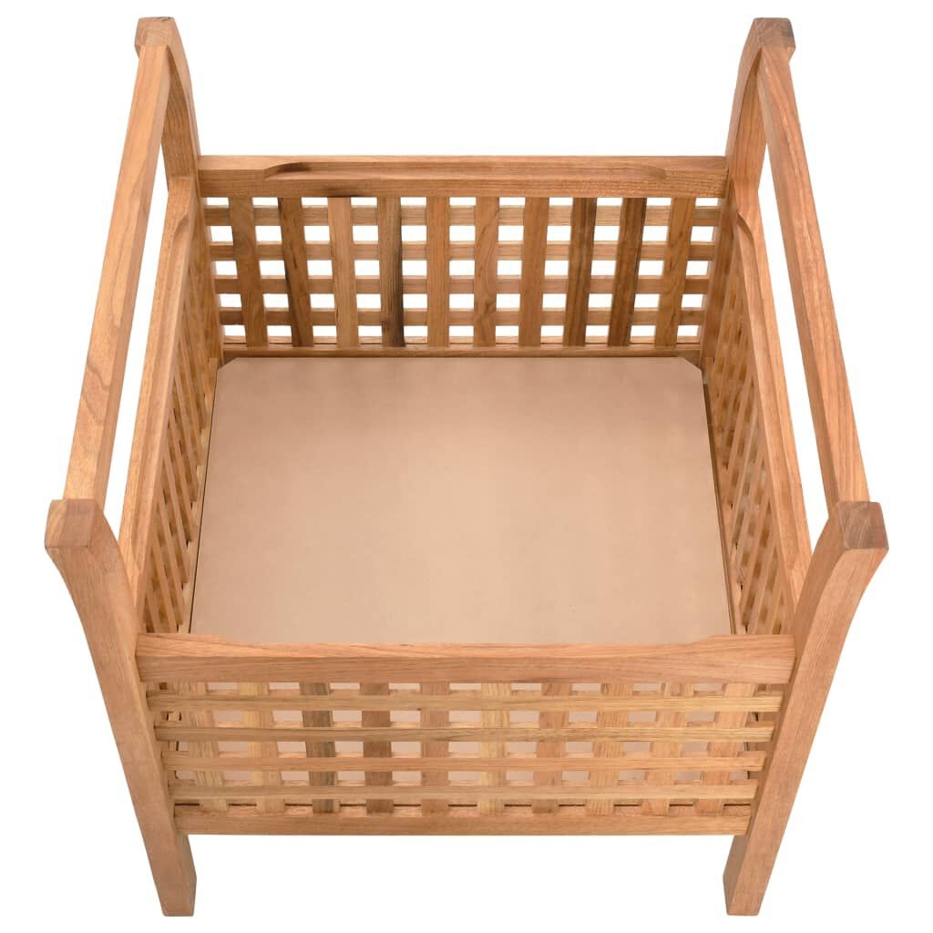 vidaXL Opbergbankje Walnoot - 49x48x49cm - 57% Korting!