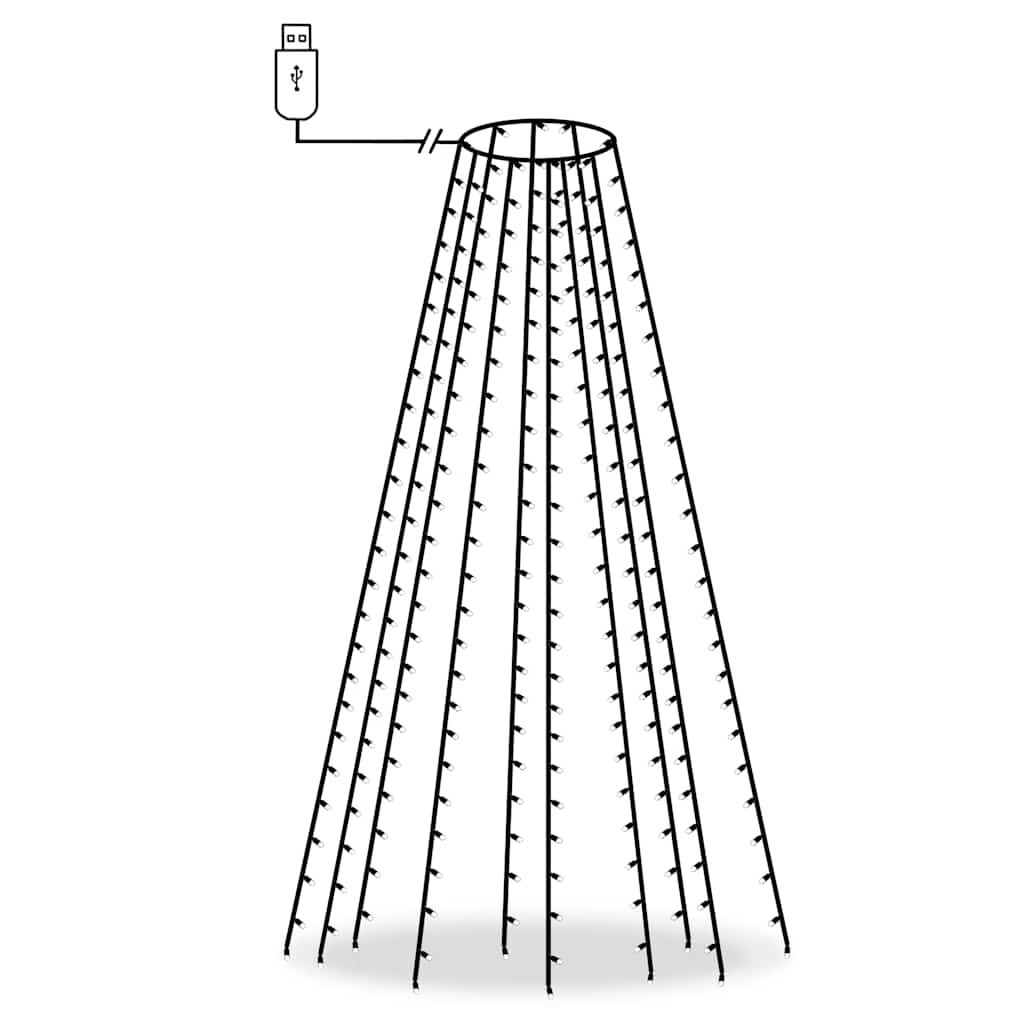 VidaXL Kerstboomverlichting LED Net 250cm - 65% Korting!