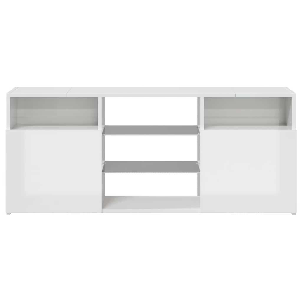 TV-meubel LED Wit Hoogglans 120cm - 35% Korting!