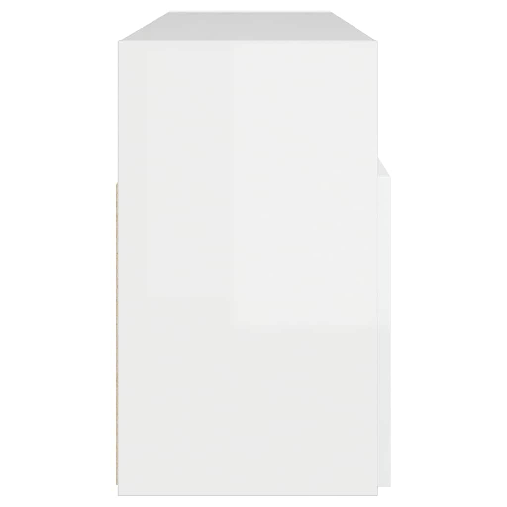 TV-meubel LED Wit Hoogglans 120cm - 35% Korting!