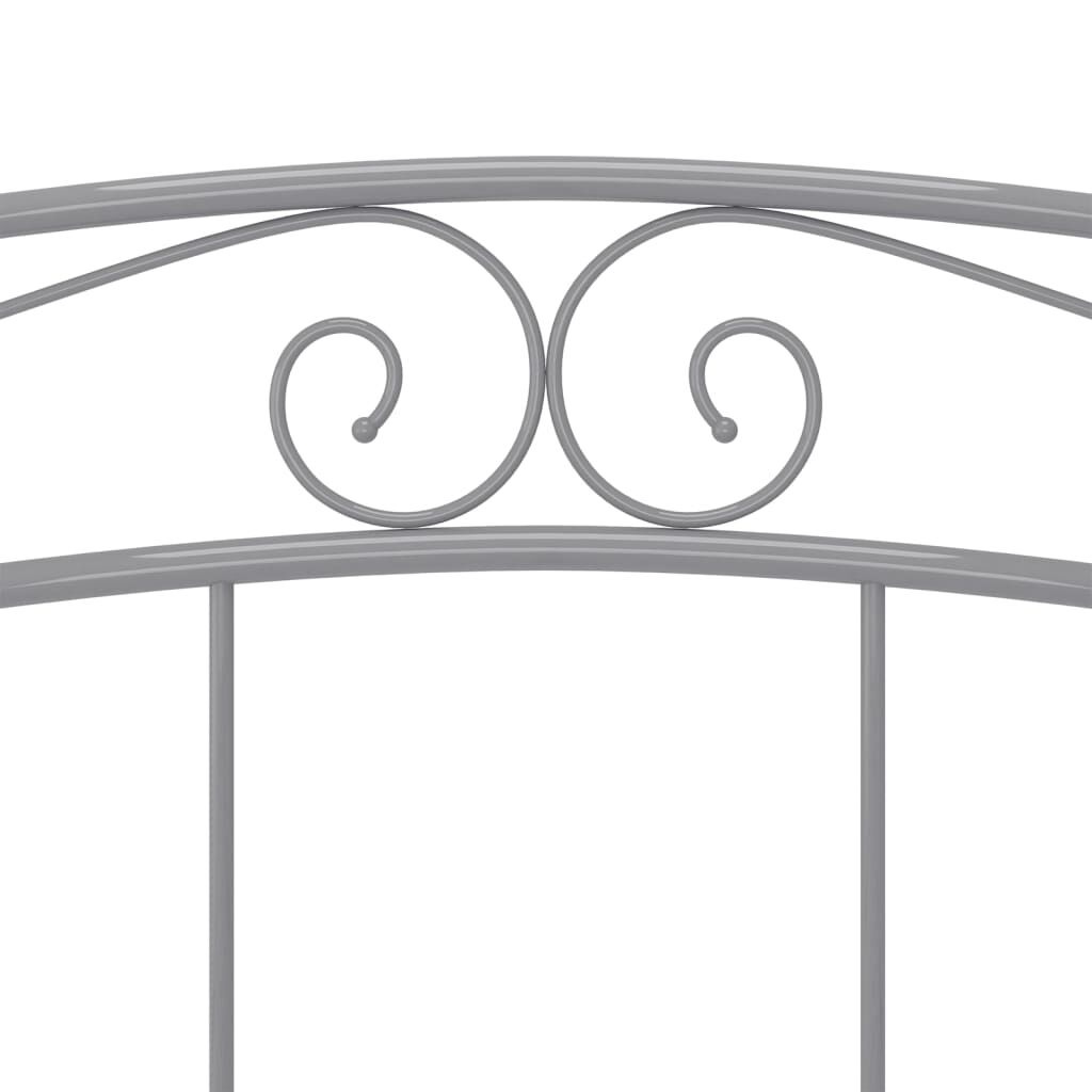 vidaXL Bedframe 160x200 Grijs Metaal - 35% Korting!