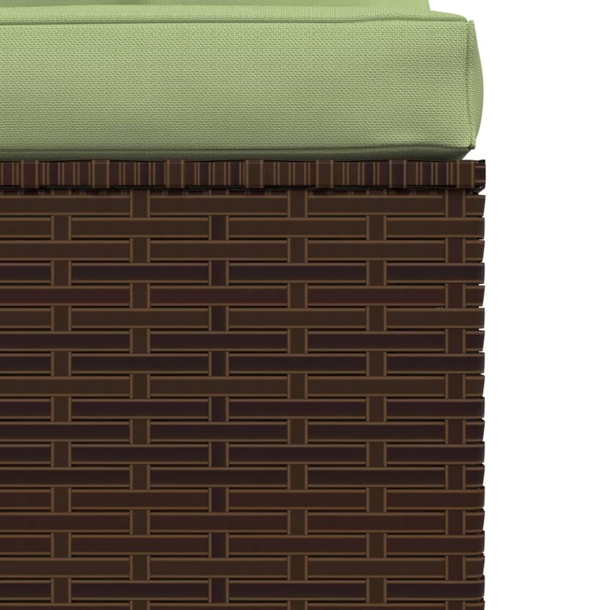 vidaXL Tuinmiddenbank Bruin met Kussen - 35% Korting!