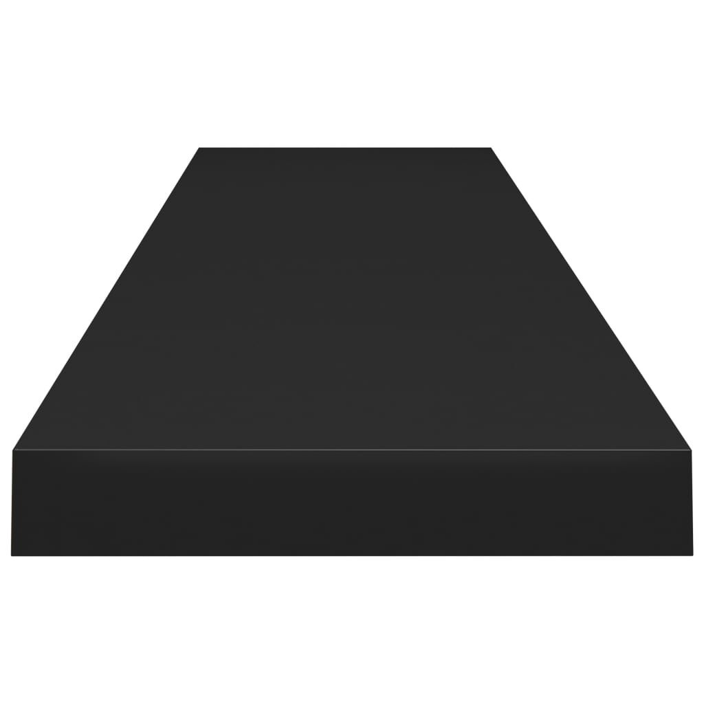 Zwarte Zwevende Wandplanken (2 st.) - 120cm - 35% Korting!