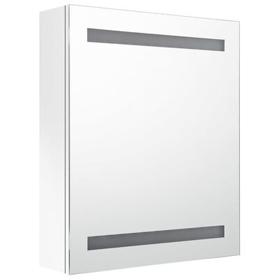 vidaXL Badkamerkast LED Wit - 35% Korting! (Spiegel & Schappen)