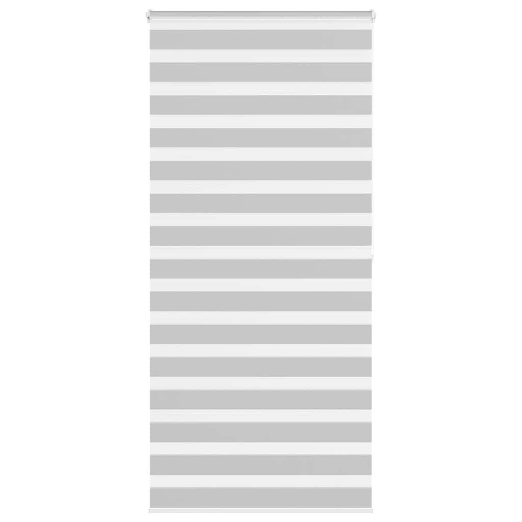 Zebra Rolgordijn Lichtgrijs 100x200cm - 35% Korting!