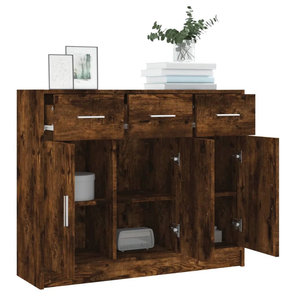 VidaXL Dressoir Gerookt Eiken 91cm - 35% Korting!