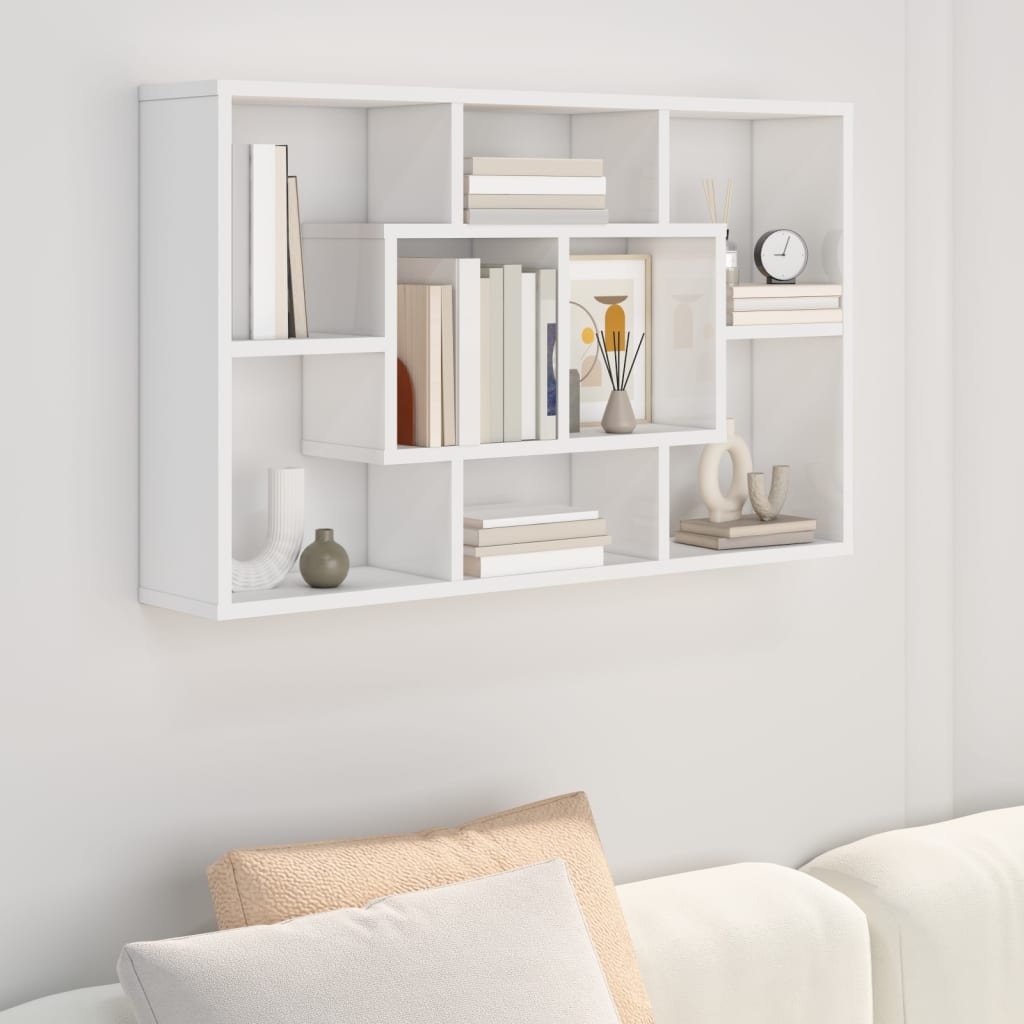 VidaXL Wandschap Wit 85cm - 35% Korting! Zo Goed Als Nieuw