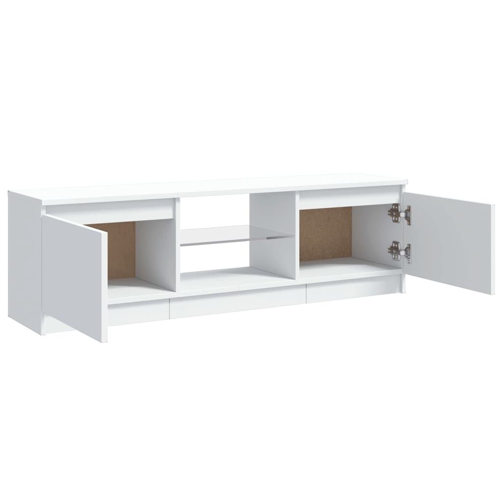 TV-Meubel Wit met LED - 120cm - 35% Korting! (Lichte Gebruikssporen)