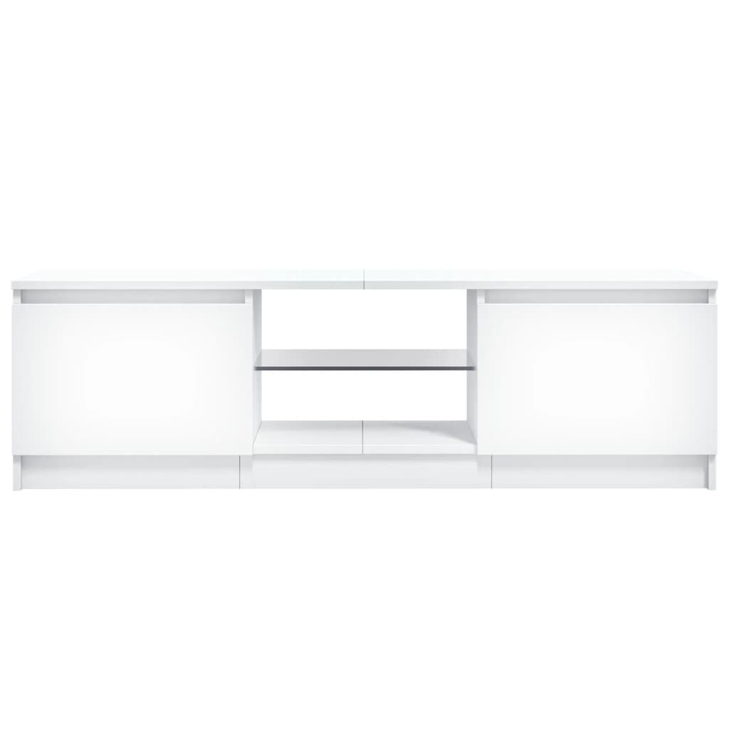 TV-Meubel Wit met LED - 120cm - 35% Korting! (Lichte Gebruikssporen)