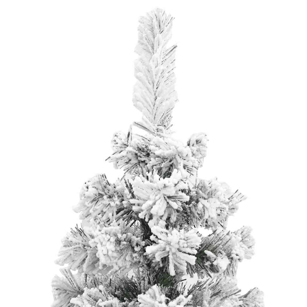 Kunstkerstboom met Sneeuw, 210cm - 35% Korting!