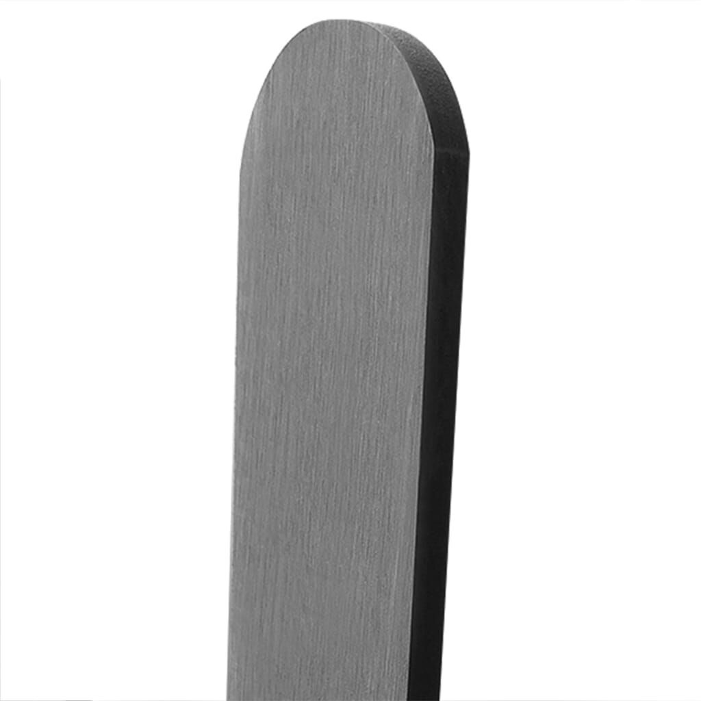 vidaXL Hek 200x60 cm HKC Grijs - 35% Korting!