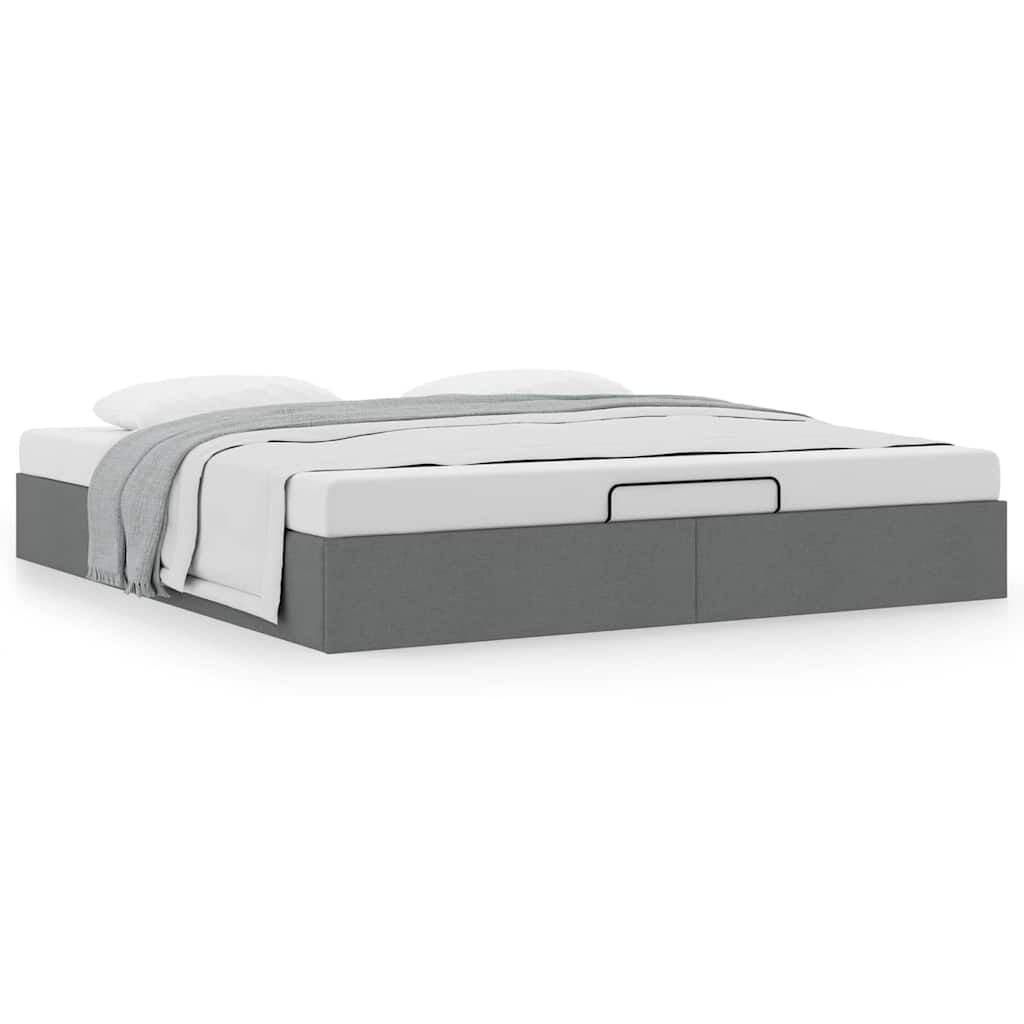 VidaXL Bedframe 160x200 Donkergrijs - 55% Korting! (Beschadigd)