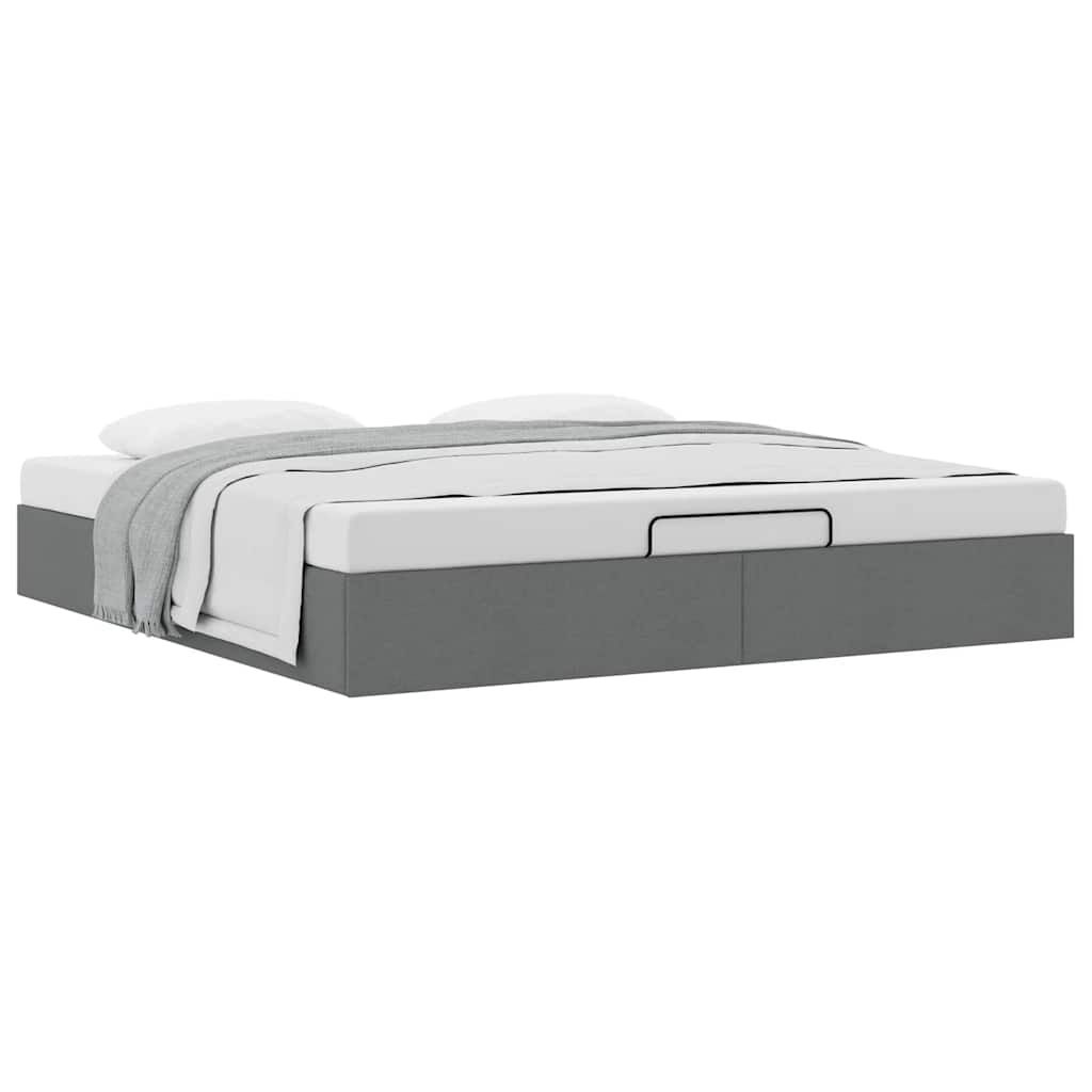 VidaXL Bedframe 160x200 Donkergrijs - 55% Korting! (Beschadigd)