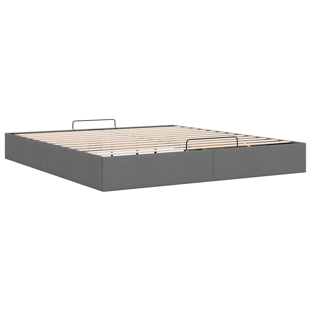 VidaXL Bedframe 160x200 Donkergrijs - 55% Korting! (Beschadigd)
