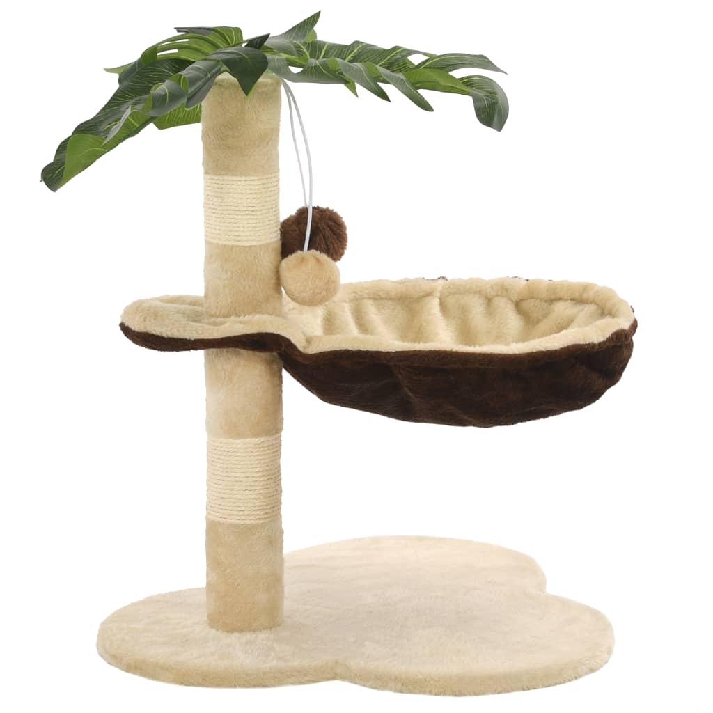 Kattenkrabpaal Beige/Bruin 50cm - 47% Korting! (Retour)