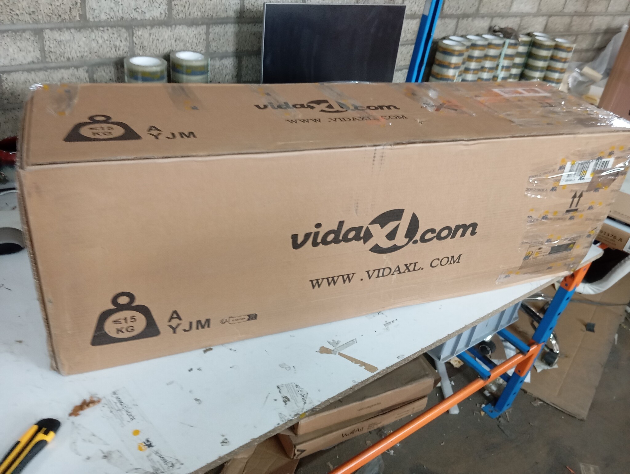 vidaXL Tuinvoetenbank Grenenhout Grijs -60% Korting!