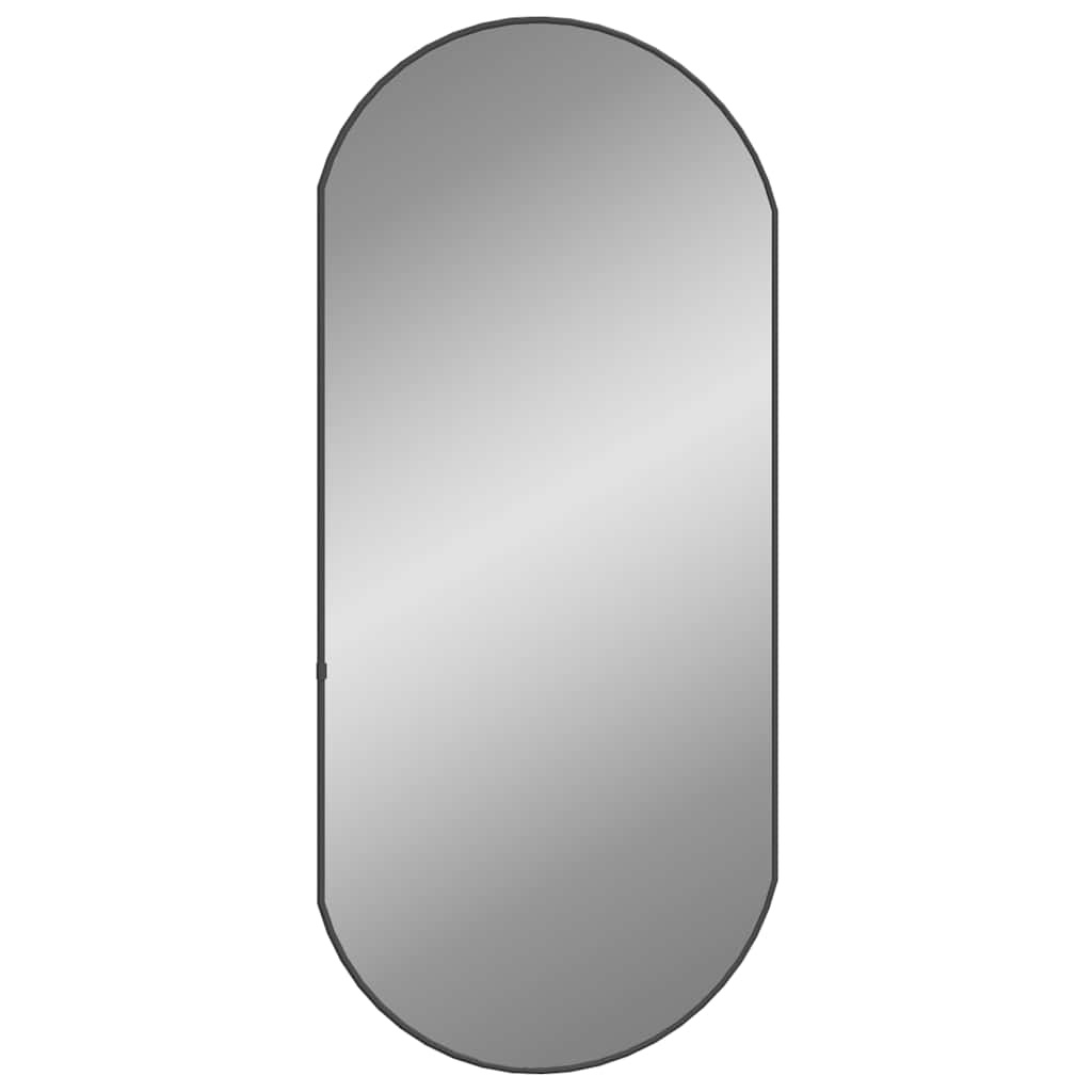 Ovale Wandspiegel Zwart 90x40cm - 35% Korting!