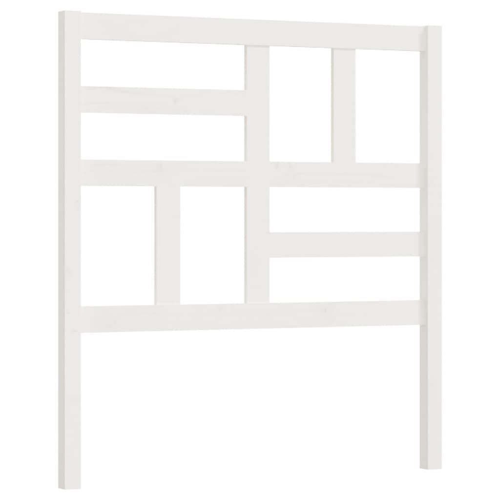 VidaXL Hoofdbord Grenenhout Wit 96cm - 45% Korting!