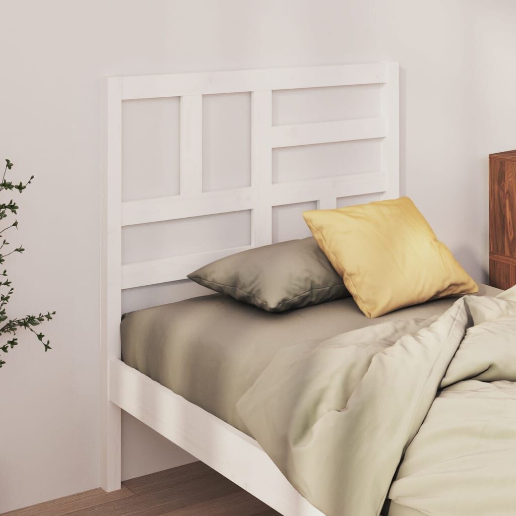 VidaXL Hoofdbord Grenenhout Wit 96cm - 45% Korting!