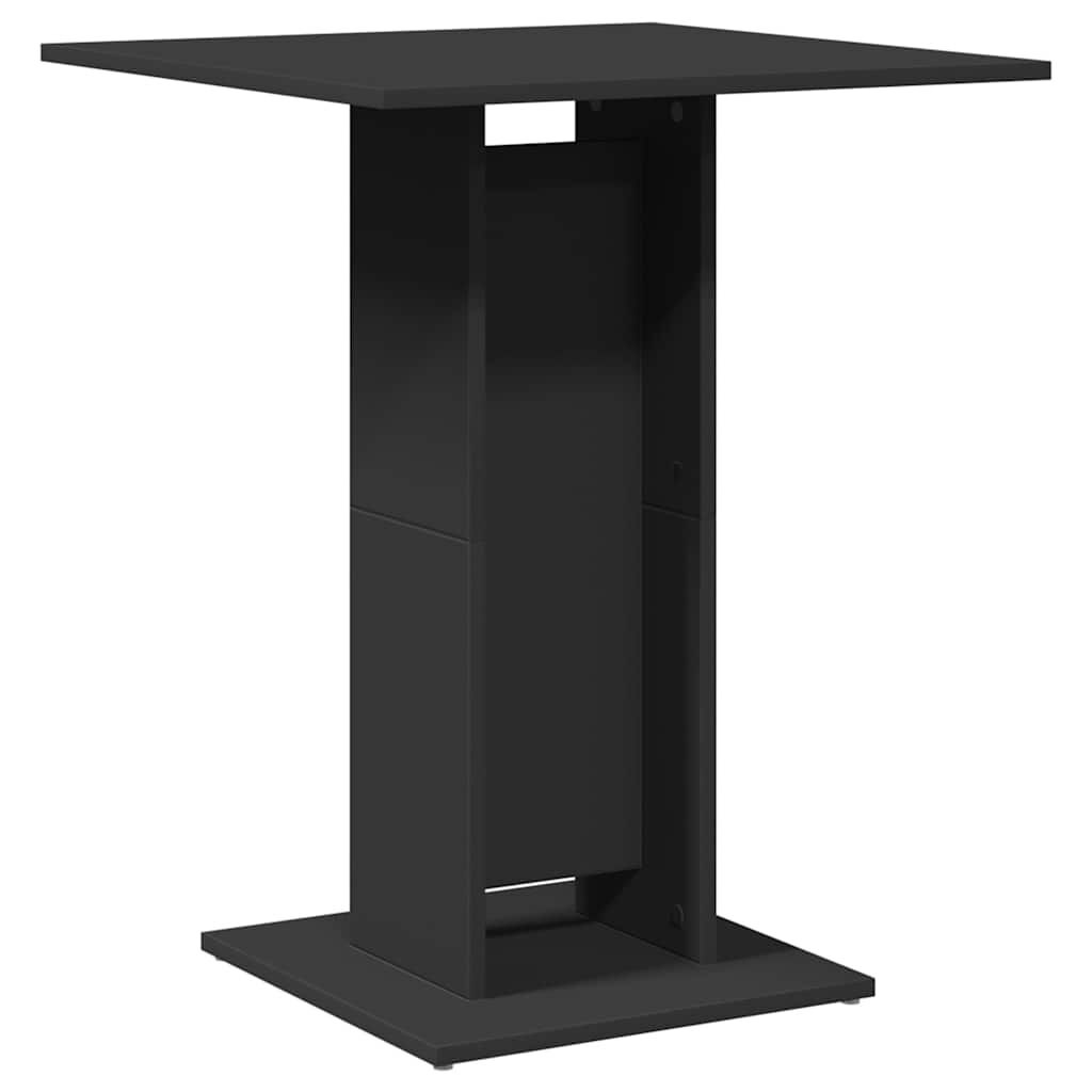 vidaXL Bistrotafel Zwart 60x60cm -35% Korting! Nieuw!