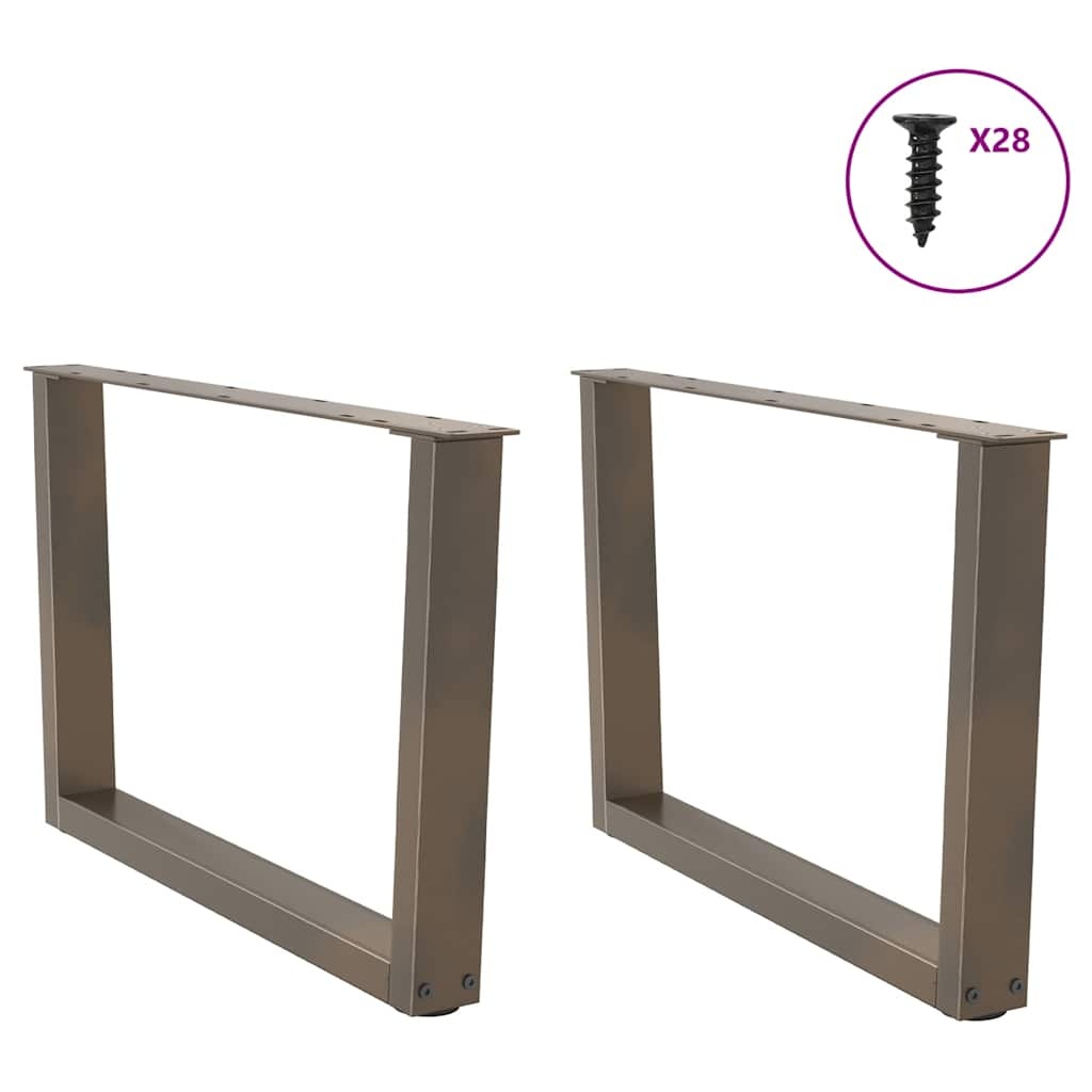 vidaXL Tafelpoten V-Vormig 70cm (2 stuks) - 35% Korting!