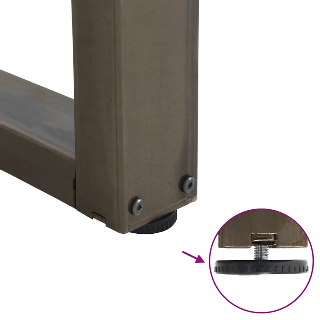 vidaXL Tafelpoten V-Vormig 70cm (2 stuks) - 35% Korting!