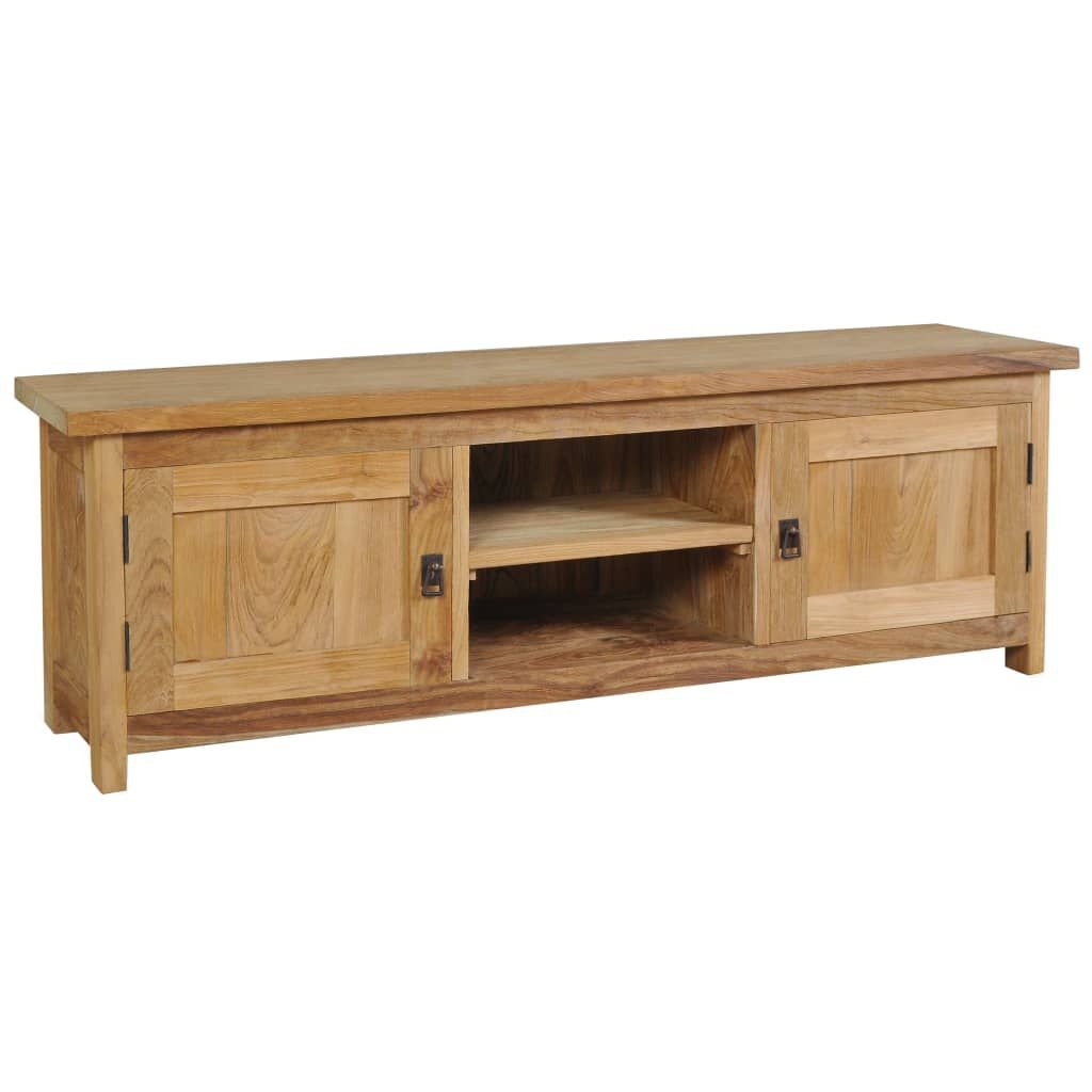 Tv-meubel Teakhout 120cm - 42% Korting! Zo Goed Als Nieuw!