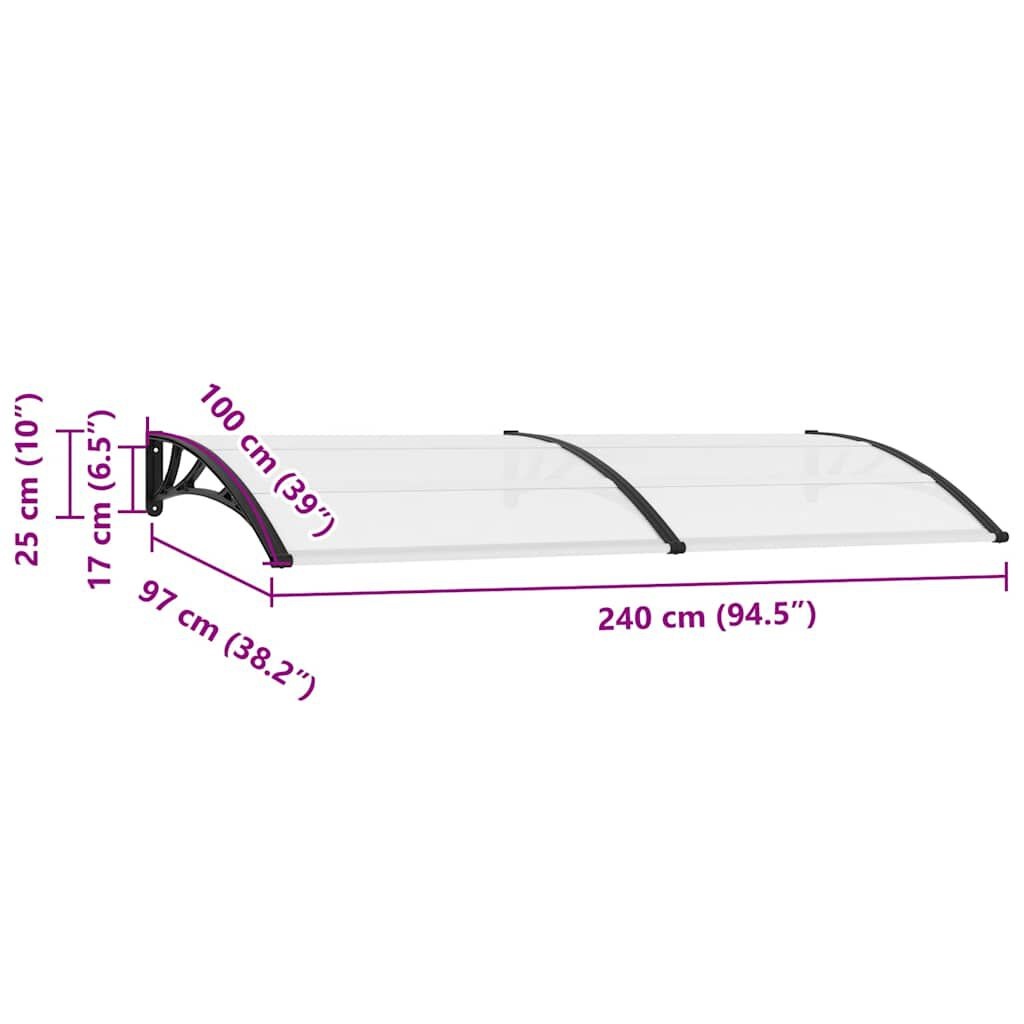 VidaXL Deurluifel 240x100cm - 45% Korting! (Beschadigde Verpakking)