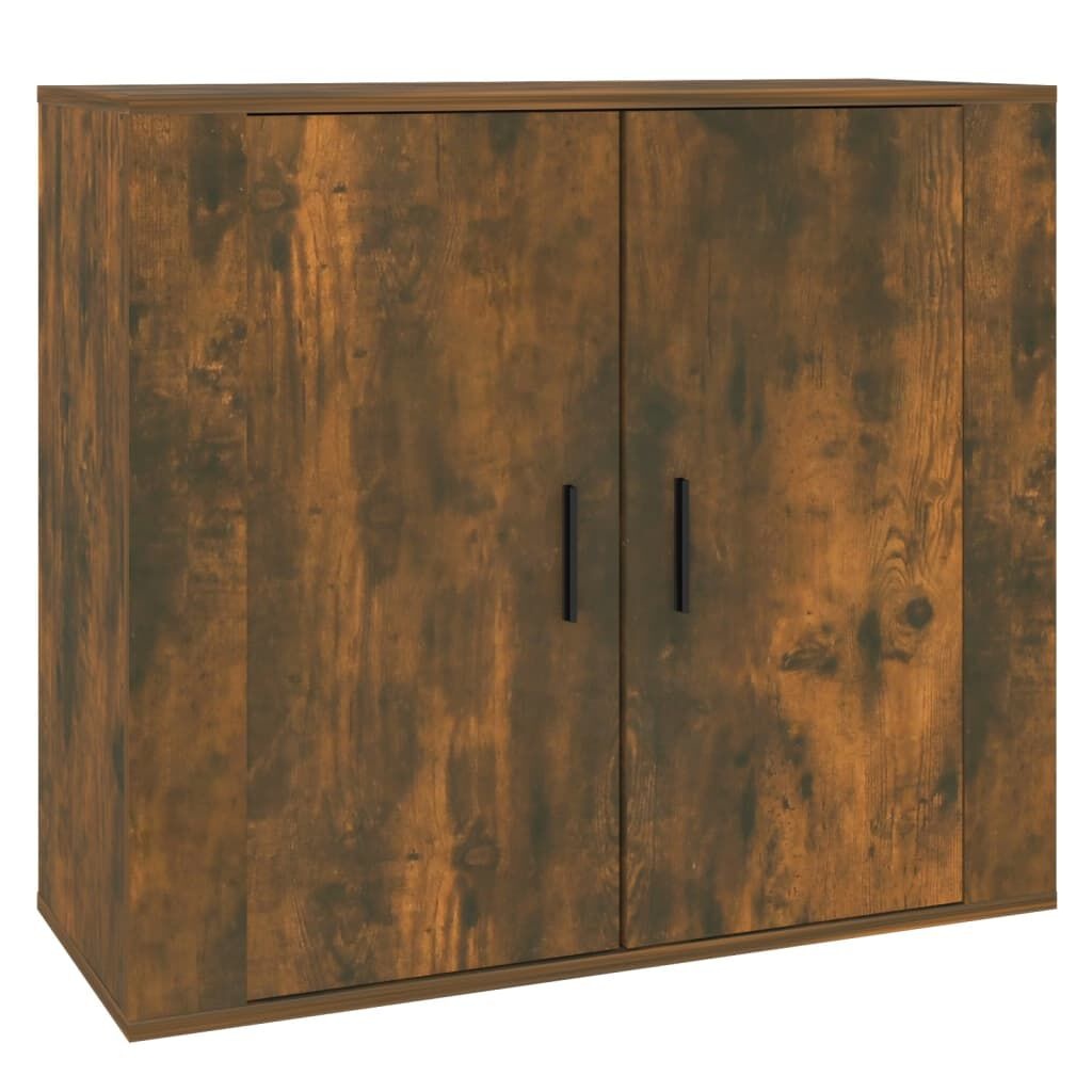 vidaXL Dressoir Gerookt Eiken 80cm - 35% Korting!
