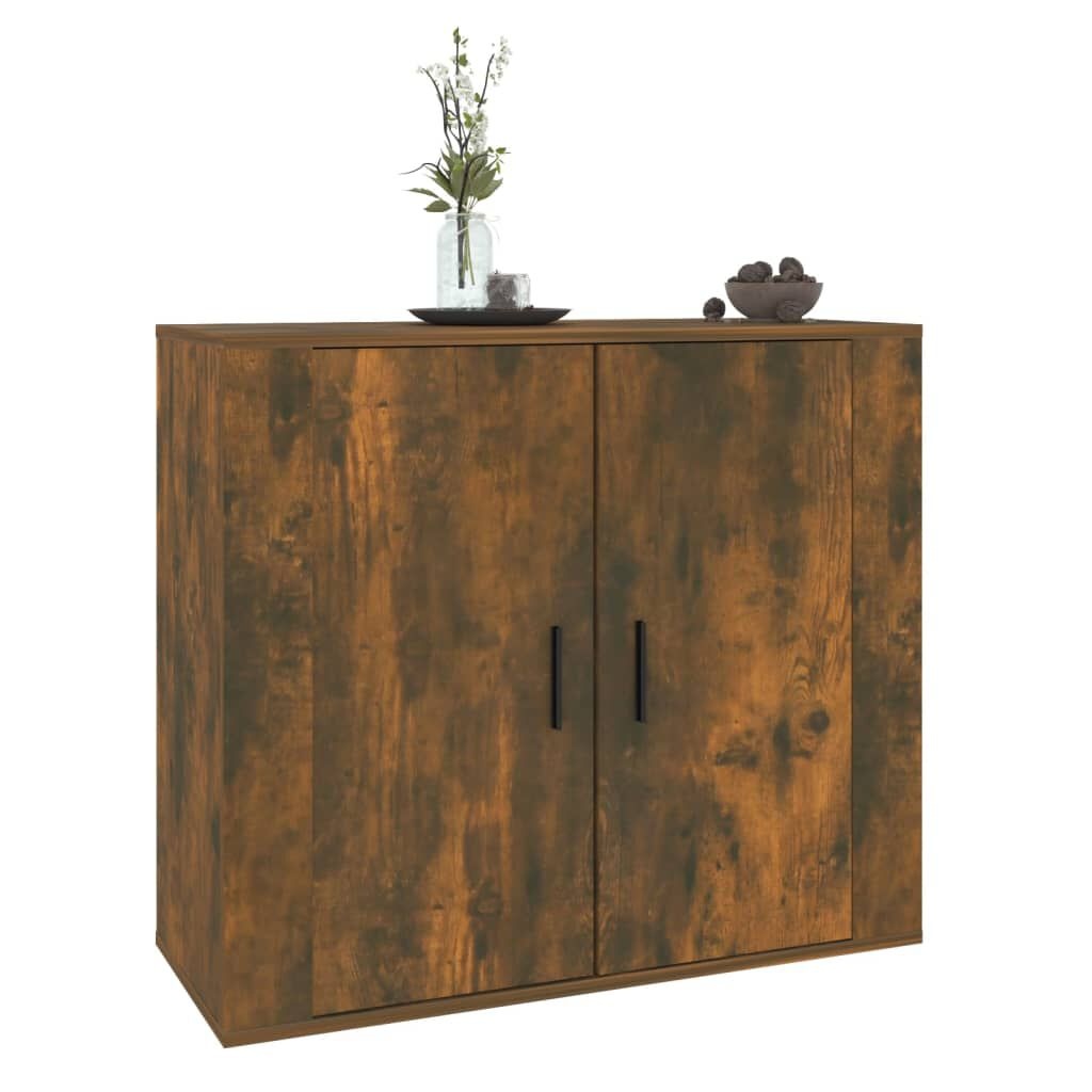 vidaXL Dressoir Gerookt Eiken 80cm - 35% Korting!