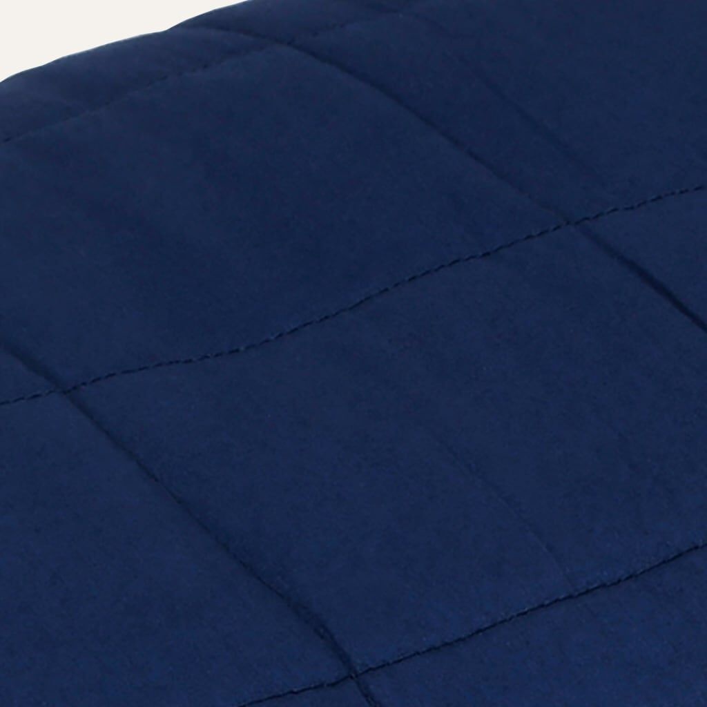 VidaXL Verzwaringsdeken 235x290 cm, 15kg Blauw - 60% Korting!