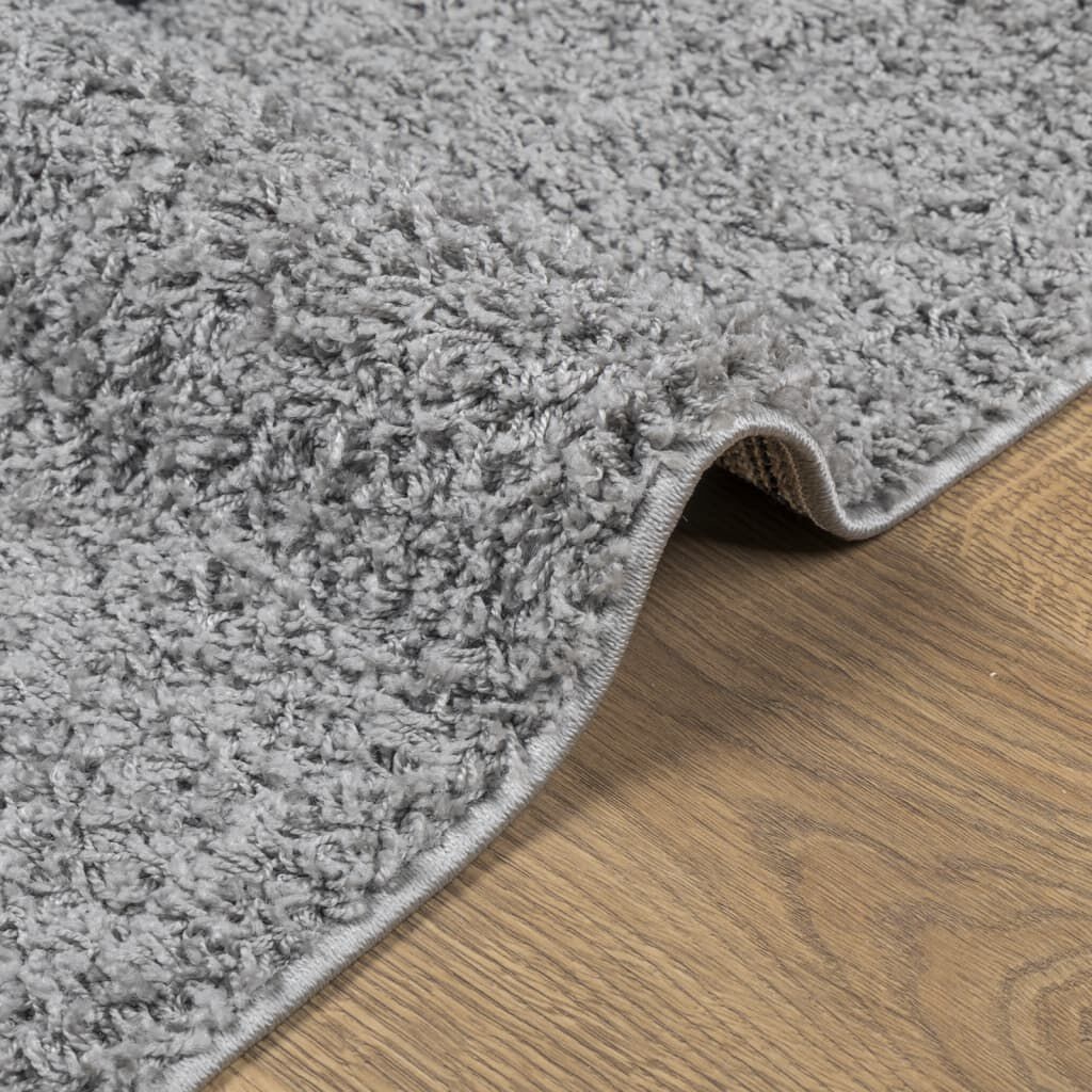vidaXL Shaggy Vloerkleed Grijs 140x200 -53%! Topdeal
