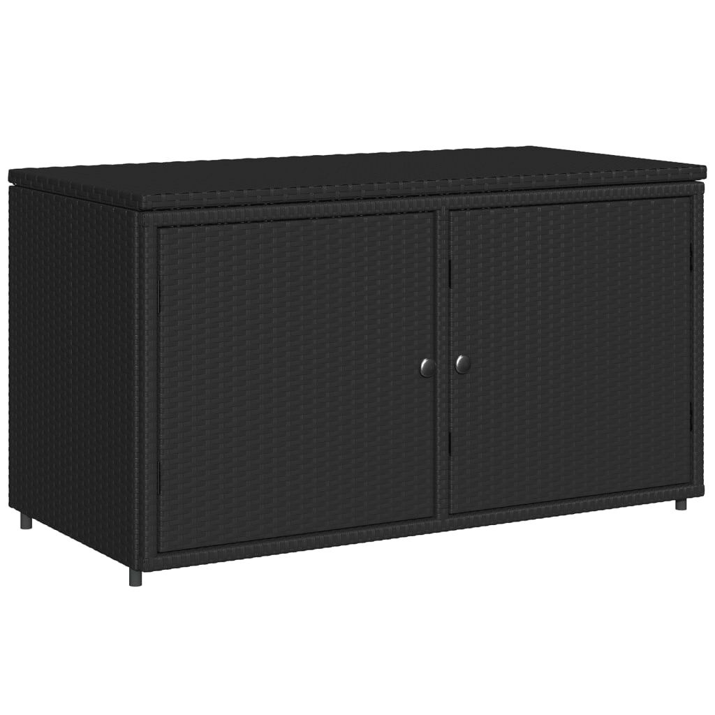 vidaXL Tuinkast Zwart Rattan 110cm - 35% Korting!