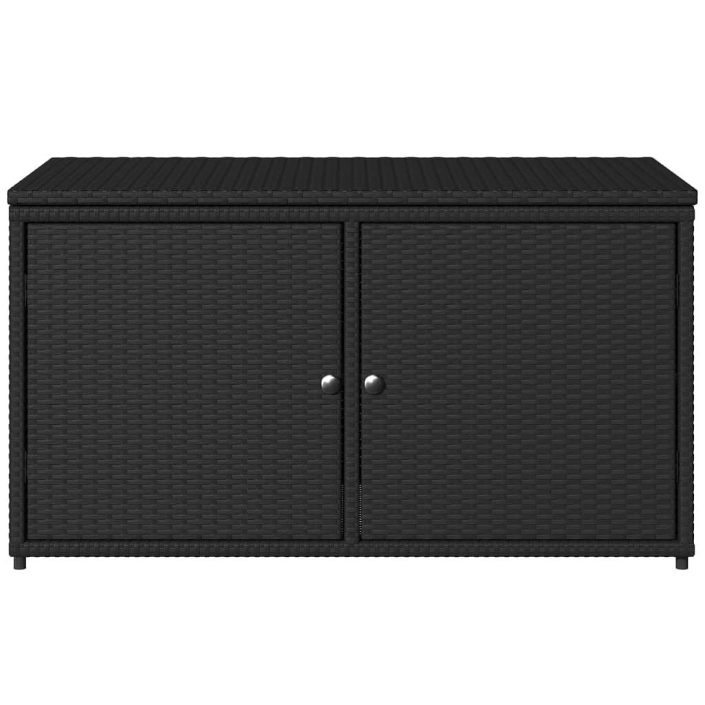 vidaXL Tuinkast Zwart Rattan 110cm - 35% Korting!
