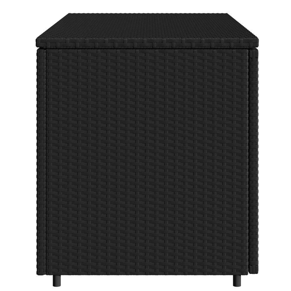 vidaXL Tuinkast Zwart Rattan 110cm - 35% Korting!