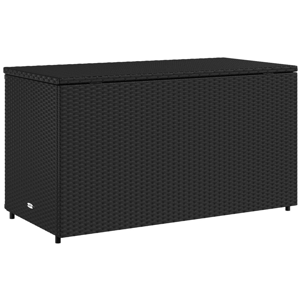 vidaXL Tuinkast Zwart Rattan 110cm - 35% Korting!