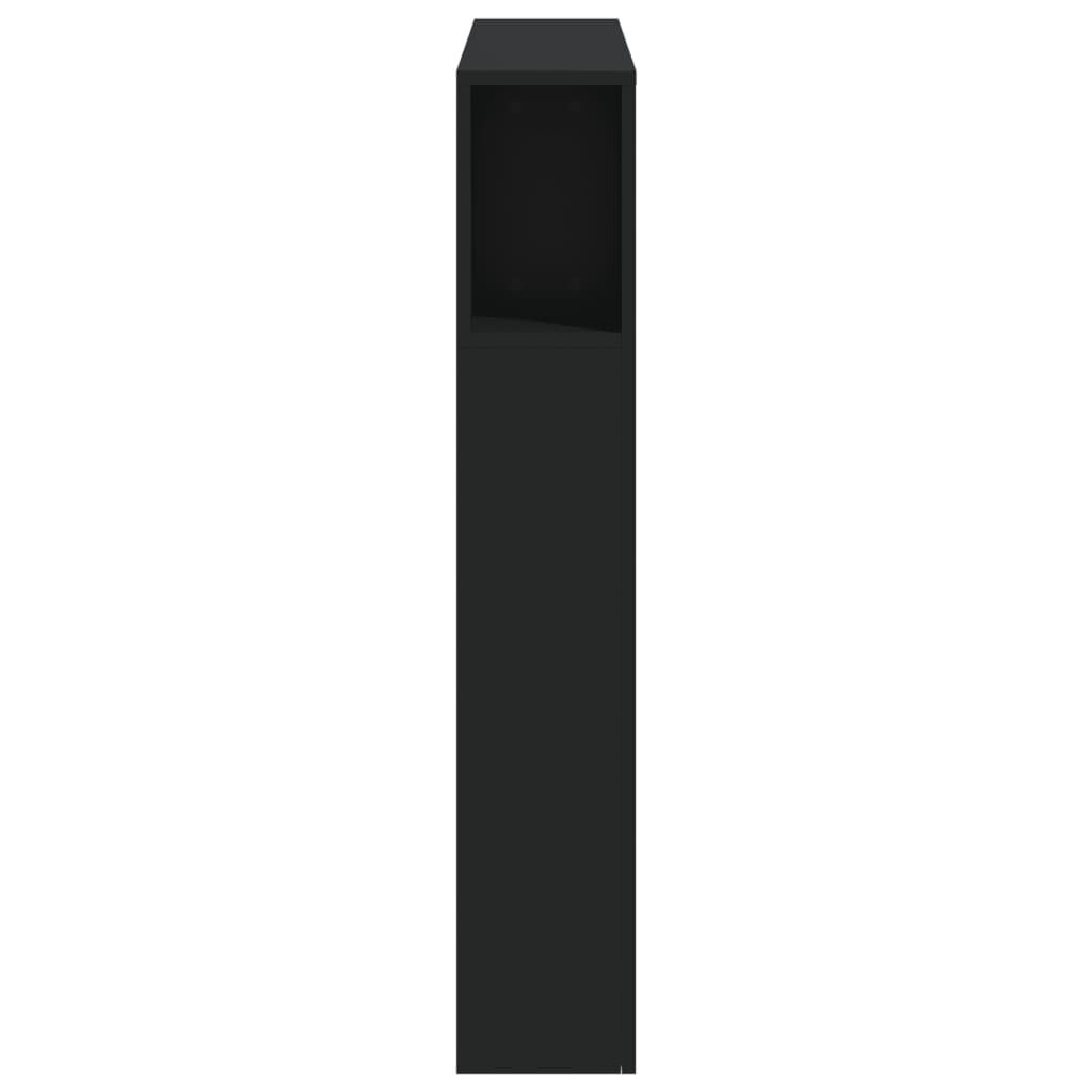 vidaXL LED Hoofdbord 100cm Zwart Hout - 57% Korting!