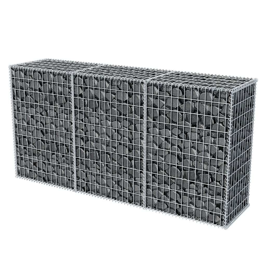 vidaXL Gabion Mand 200x50x100cm - Gegalvaniseerd - 47% Korting!