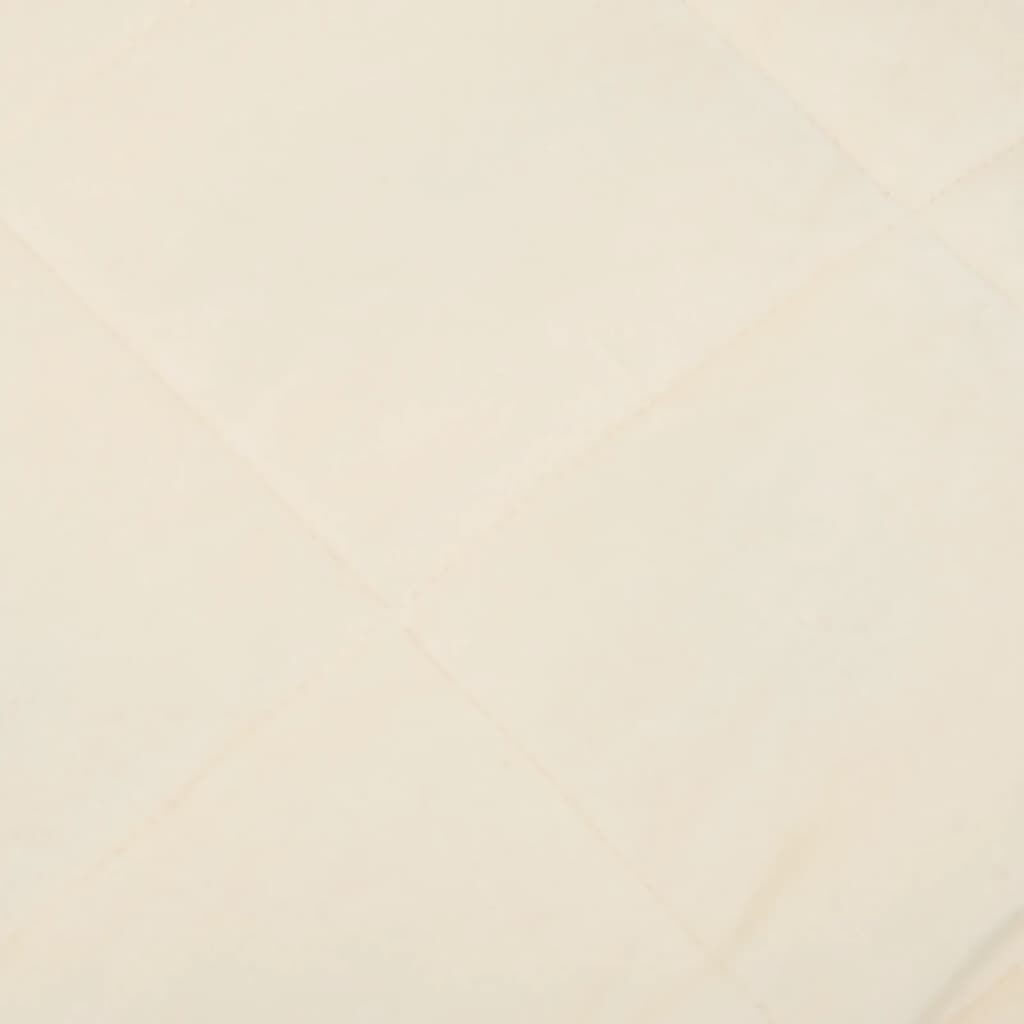 VidaXL Verzwaringsdeken 155x220cm, 7kg Lichtcrème - 62% Korting!