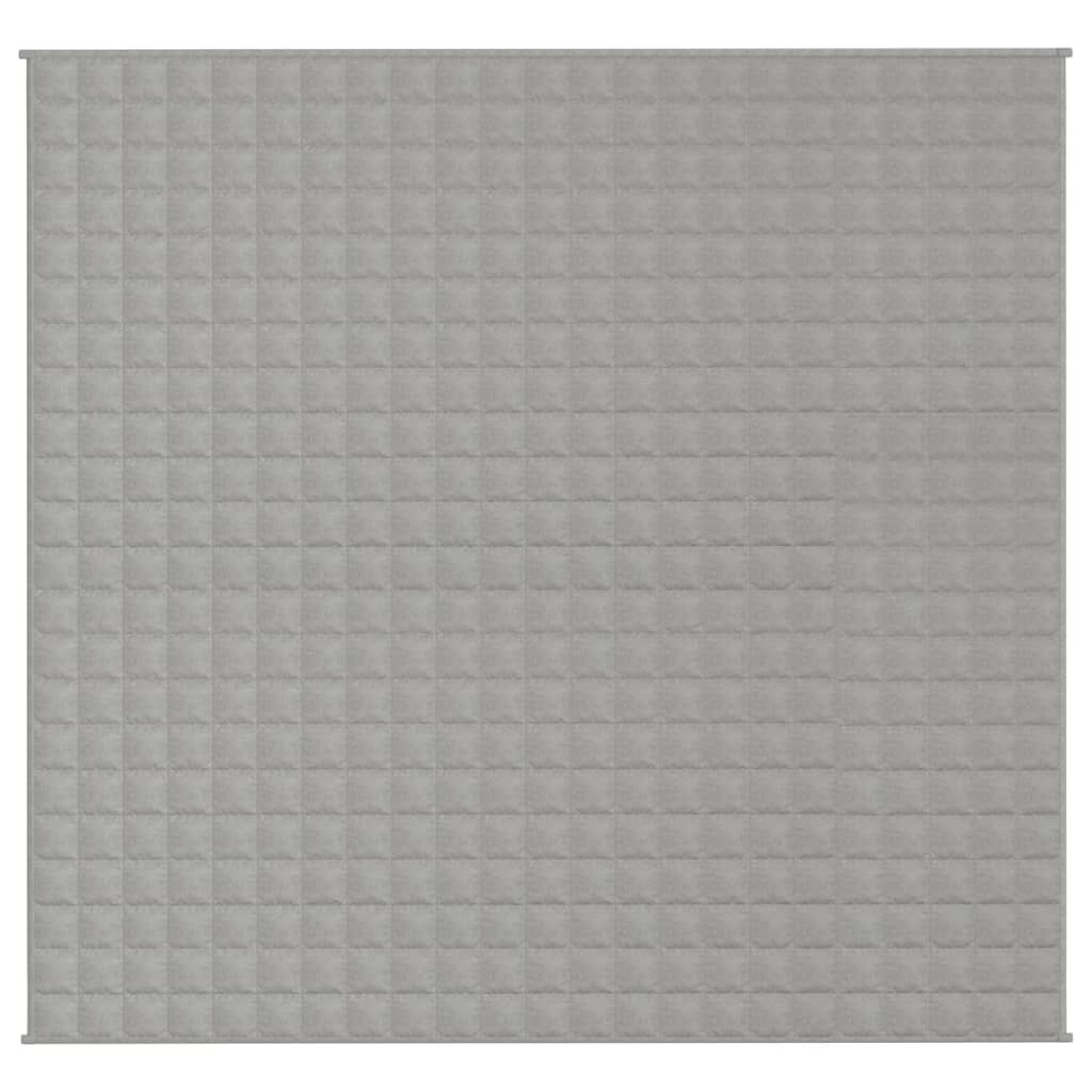 vidaXL Verzwaringsdeken 220x235cm, 15kg Grijs - 62% Korting!