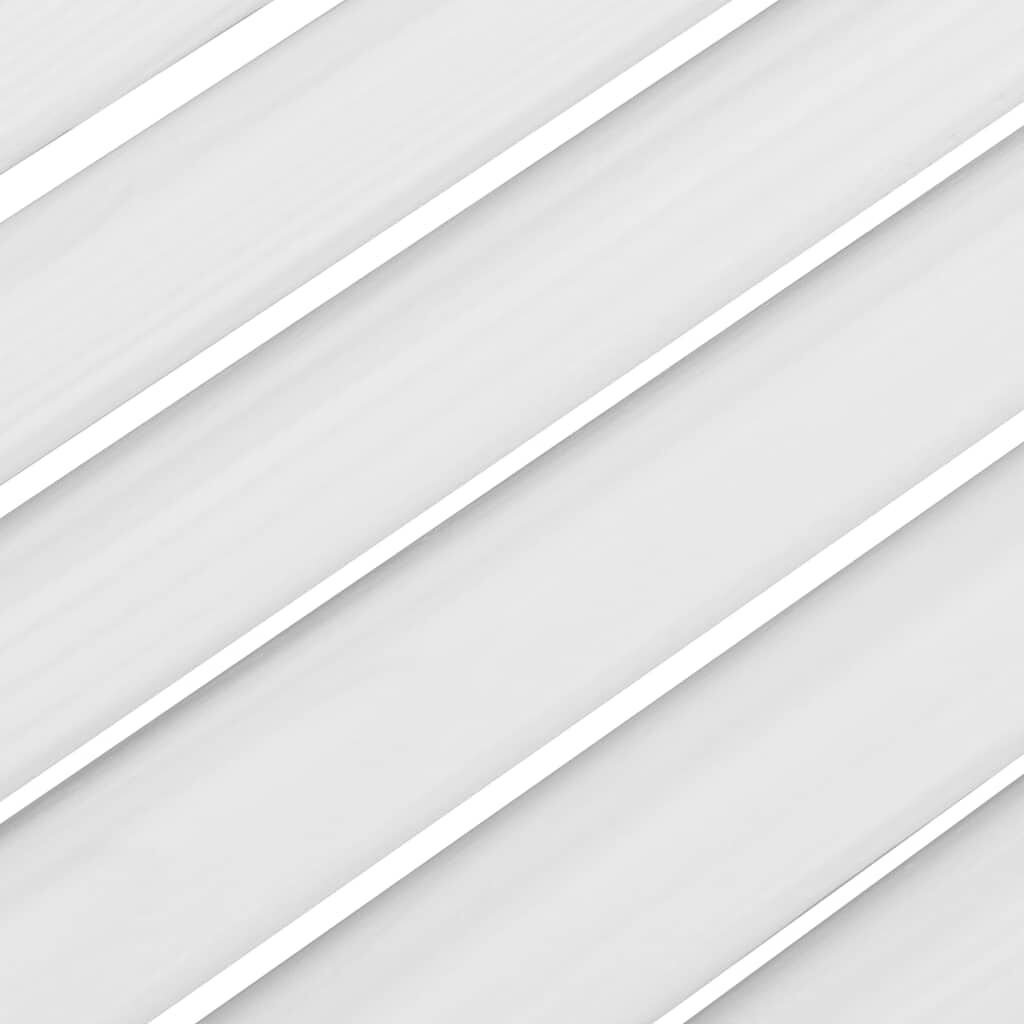 VidaXL Louvre Kastdeur Wit 61,5x29,5cm - 53% Korting!