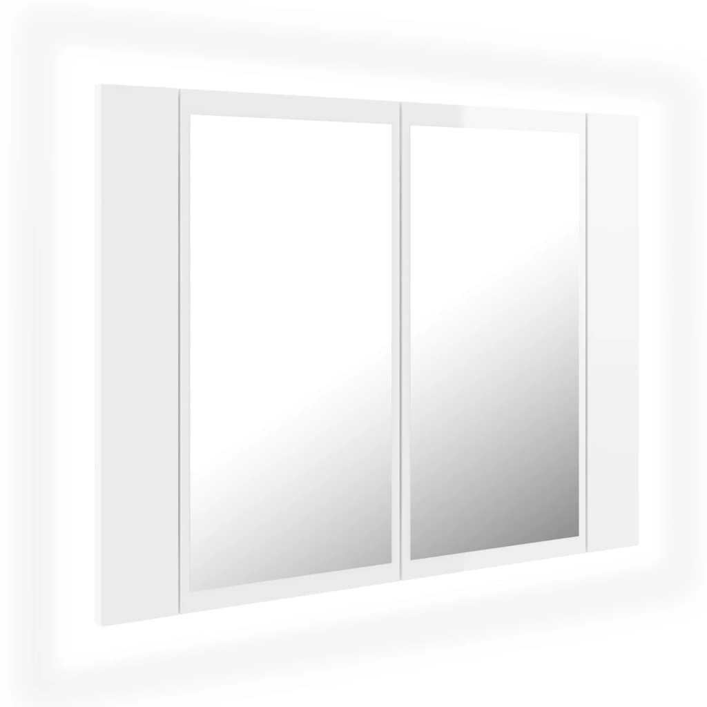 vidaXL Badkamerkast LED Wit - 35% Korting - Retourdeal!