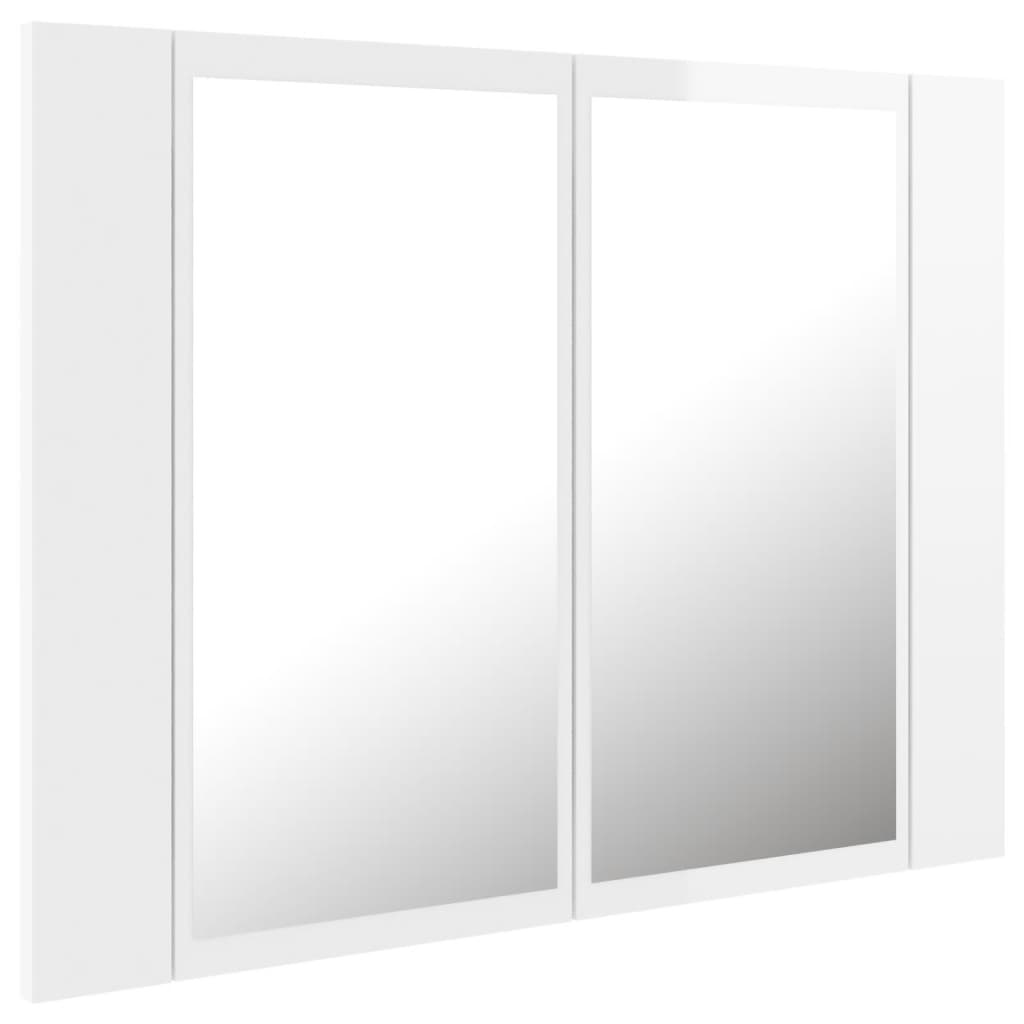 vidaXL Badkamerkast LED Wit - 35% Korting - Retourdeal!