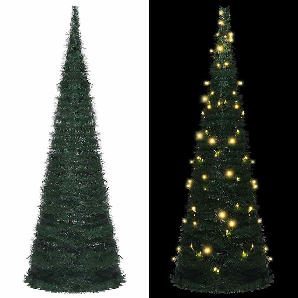 Kunstkerstboom met LED Verlichting - Pop-up 180cm -35% Korting!