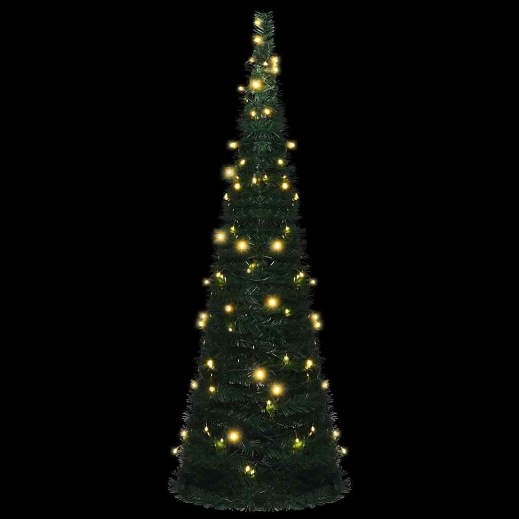 Kunstkerstboom met LED Verlichting - Pop-up 180cm -35% Korting!